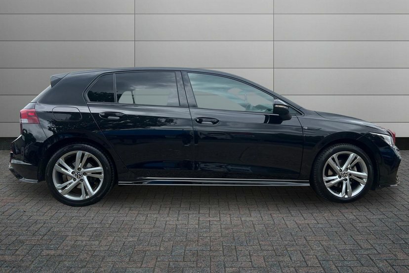 Volkswagen Golf 1.5 Etsi Mhev R-line Hatchback Hybrid D Black #4