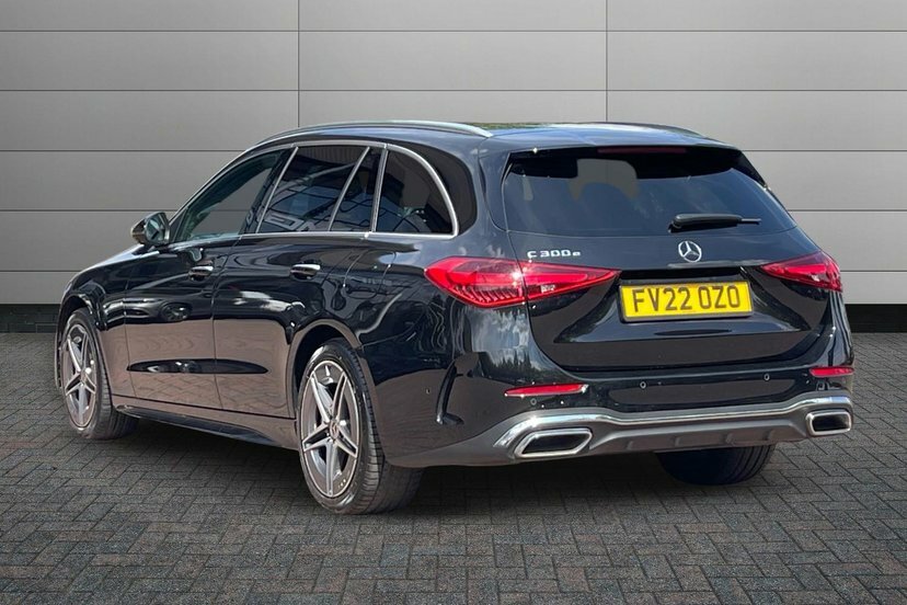 Mercedes-Benz C Class 2.0 C300e 25.4Kwh Amg Line Premium Plus Estate 5 Black #2