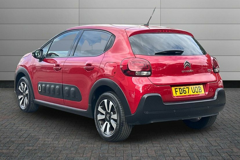 Citroen C3 1.2 Puretech Flair Hatchback 11 FD67UOB Red #3