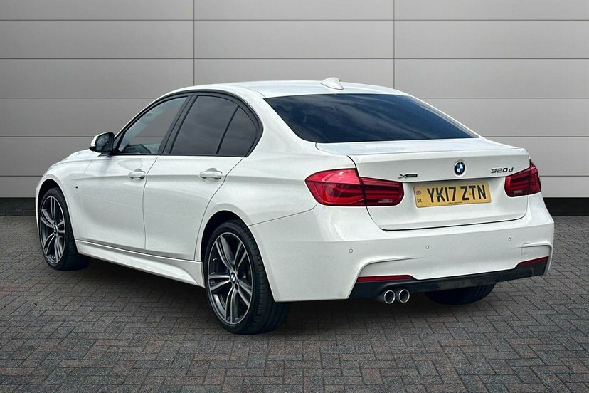 BMW 3 Series 2.0 320D M Sport Saloon Xdrive White #3