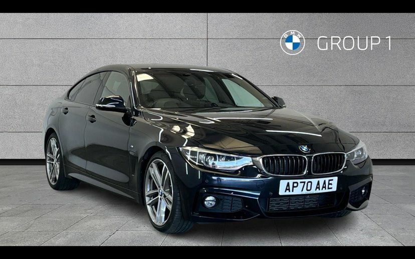 BMW 4 Series Gran Coupe 420D M Sport Gran Coupe AP70AAE Black