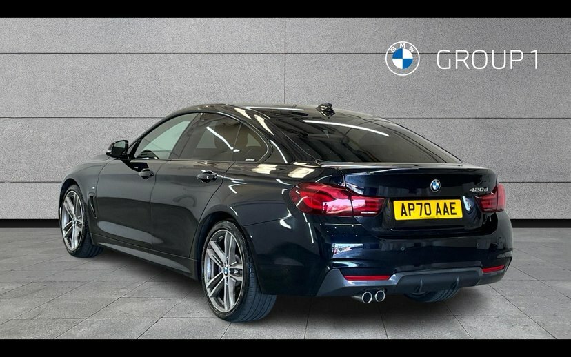 BMW 4 Series Gran Coupe 420D M Sport Gran Coupe AP70AAE Black #2