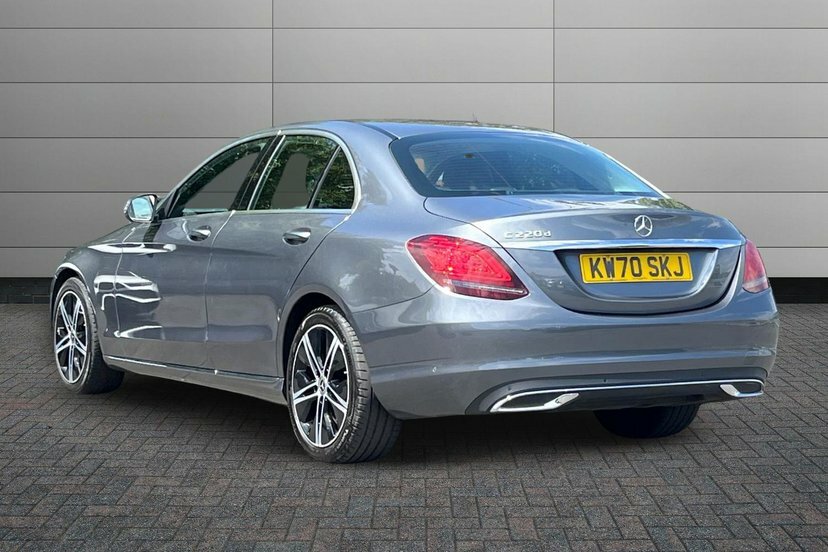 Mercedes-Benz C Class C220d Sport Saloon KW70SKJ Grey #2