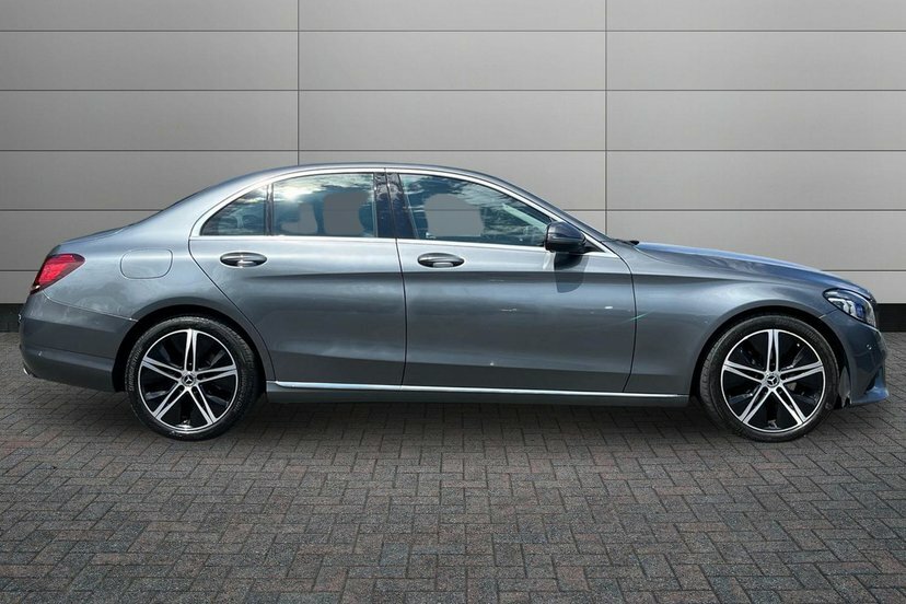 Mercedes-Benz C Class C220d Sport Saloon KW70SKJ Grey #3