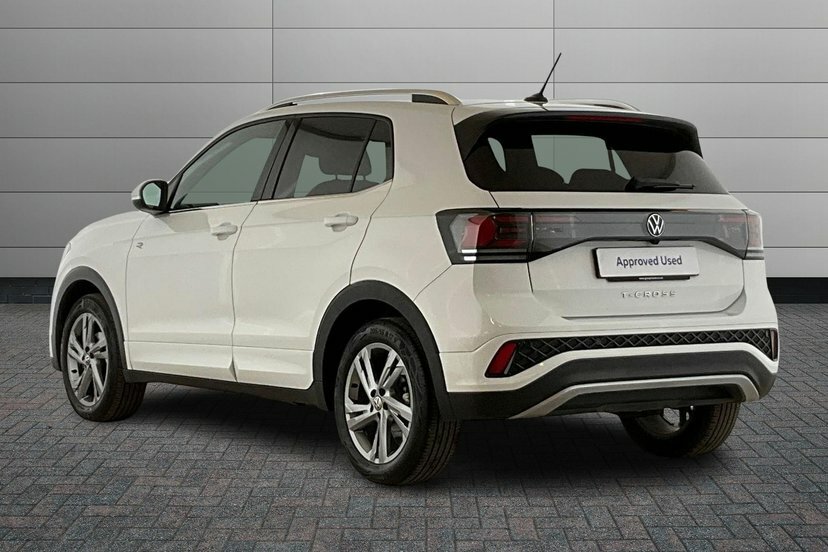 Volkswagen T-Cross 1.0 Tsi R-line Suv Dsg 115 Ps White #3