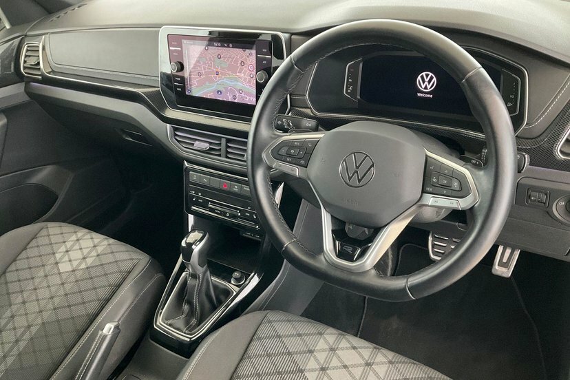 Volkswagen T-Cross 1.0 Tsi R-line Suv Dsg 115 Ps White #6