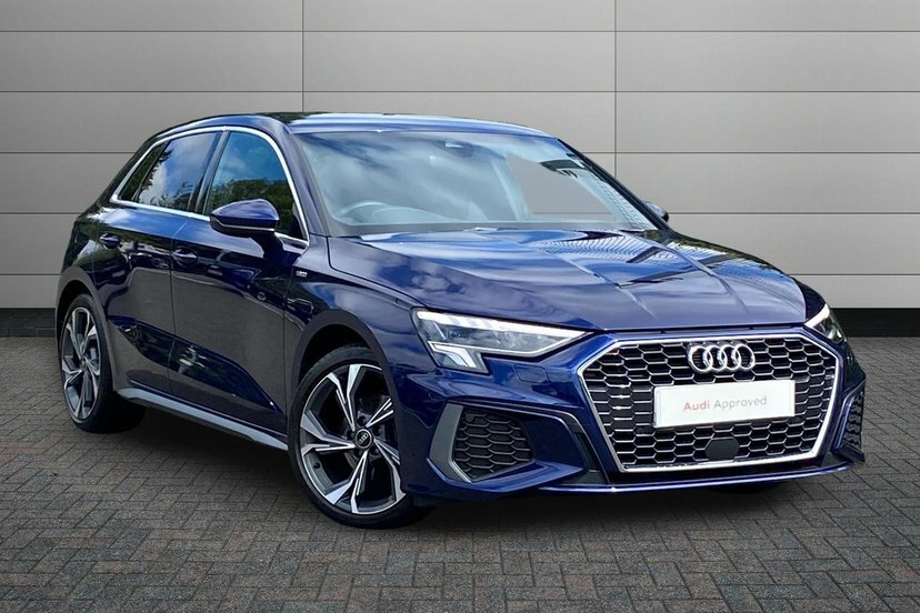 Audi A3 1.5 Tfsi 35 S Line Sportback S Tronic Blue