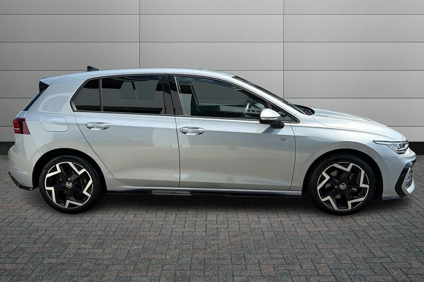 Volkswagen Golf 1.5 Etsi Mhev R-line Hatchback Hybrid D GL25KZV Silver #4