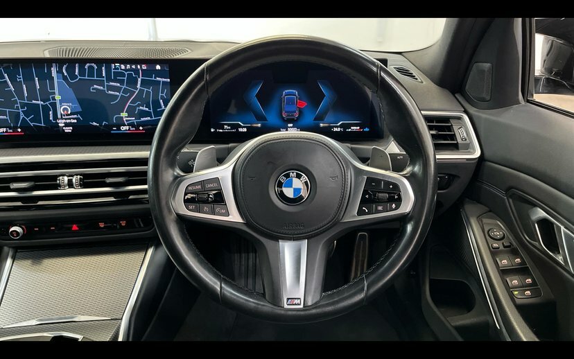 BMW 3 Series M340i Xdrive Saloon LS72EDF Black #5