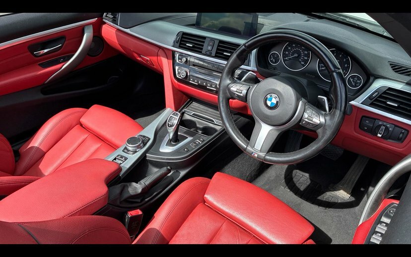 BMW 4 Series 420I M Sport Convertible White #6