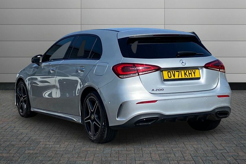 Mercedes-Benz A Class A200 Amg Line Edition Premium Hatchback Petr OV71KHY Silver #2