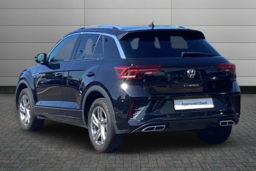 Volkswagen T-Roc 2.0 Tdi R-line Suv Dsg 150 Ps Black #3