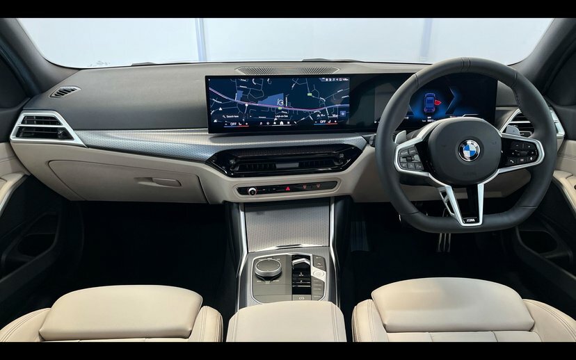 BMW 3 Series 320I M Sport Saloon EF26FRP Blue #4