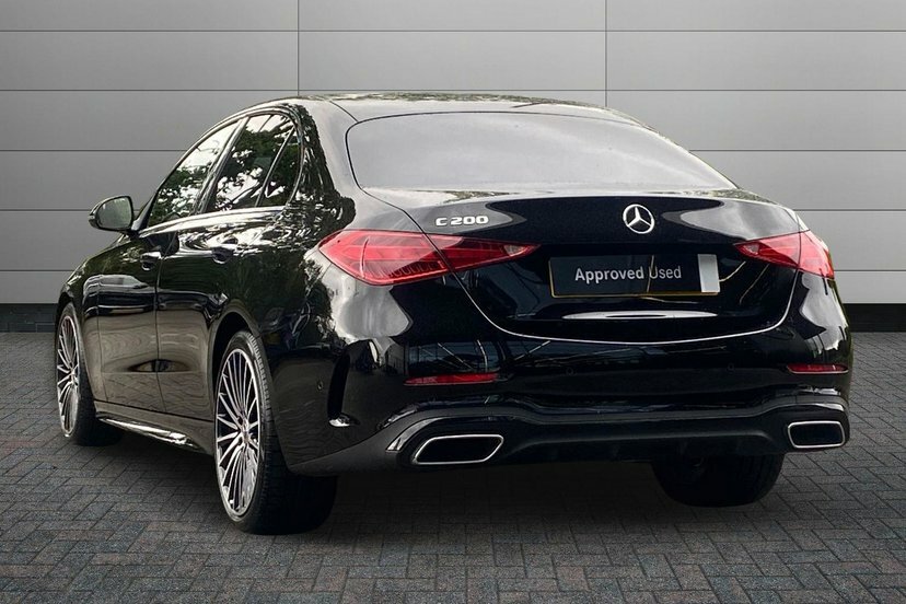 Mercedes-Benz C Class 1.5 C200h Mhev Amg Line Premium Plus Saloon Black #2