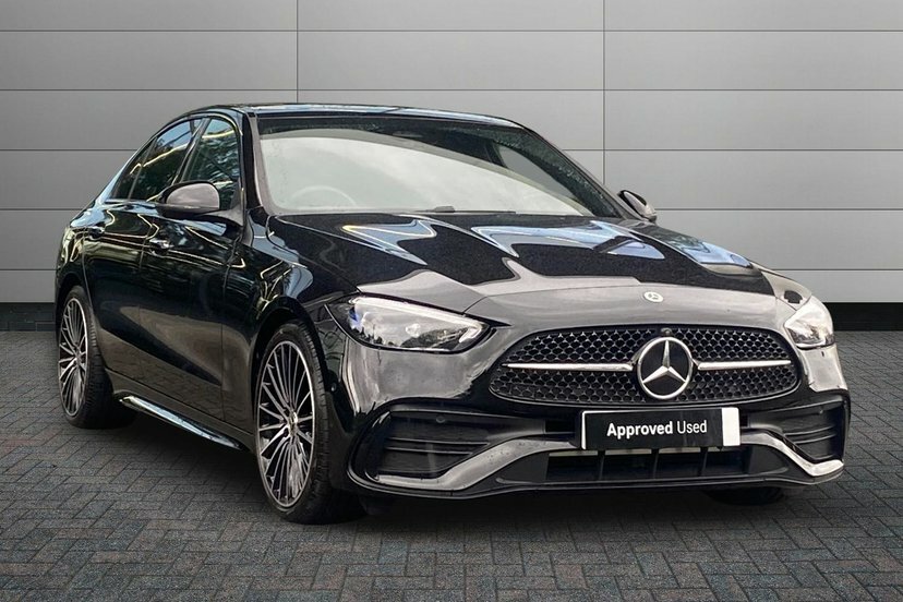 Mercedes-Benz C Class 1.5 C200h Mhev Amg Line Premium Plus Saloon Black