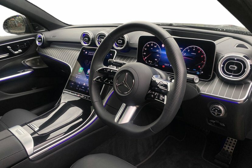 Mercedes-Benz C Class 1.5 C200h Mhev Amg Line Premium Plus Saloon Black #5