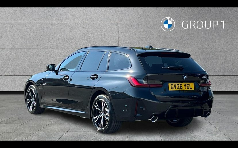 BMW 3 Series 2.0 330E 22.3Kwh M Sport Touring Plug-i Black #2