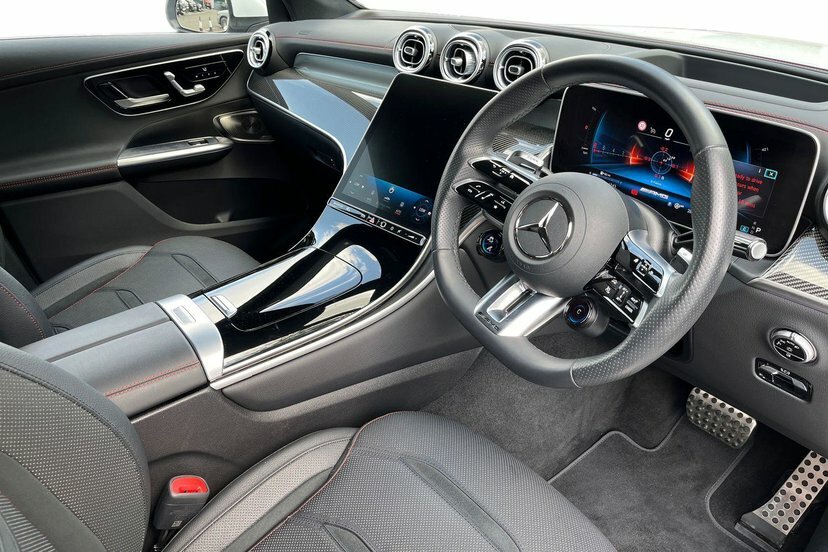 Mercedes-Benz GLC Class 2.0 Glc43h Mhev Amg Premium Plus Coupe Petro White #5