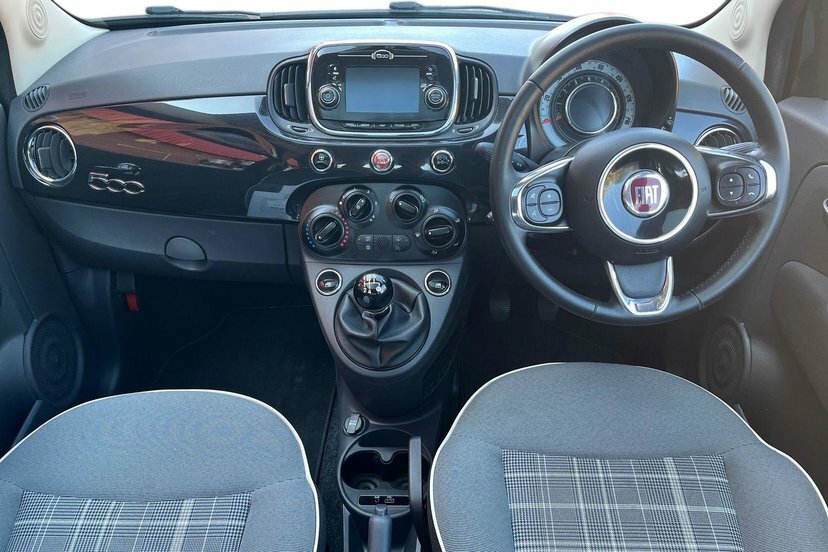 Fiat 500 1.2 Lounge Hatchback 69 Bhp Black #6