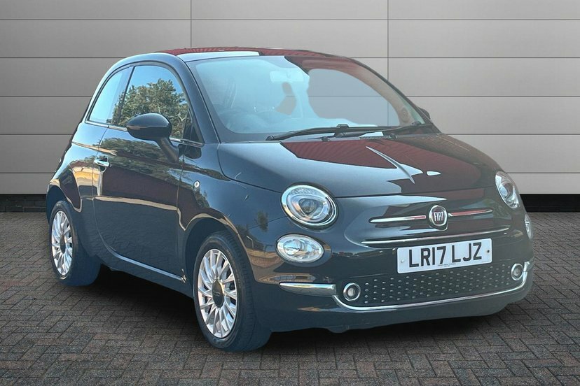 Fiat 500 1.2 Lounge Hatchback 69 Bhp Black