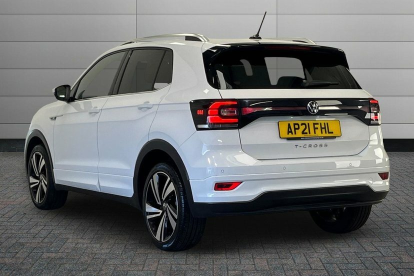 Volkswagen T-Cross 1.0 Tsi R-line Suv 110 Ps AP21FHL White #3
