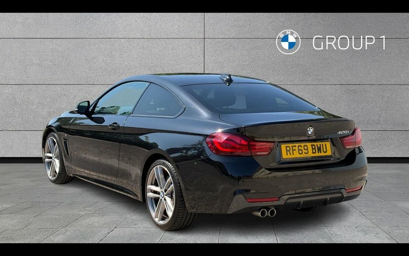 BMW 4 Series Gran Coupe 420I M Sport Coupe Black #2
