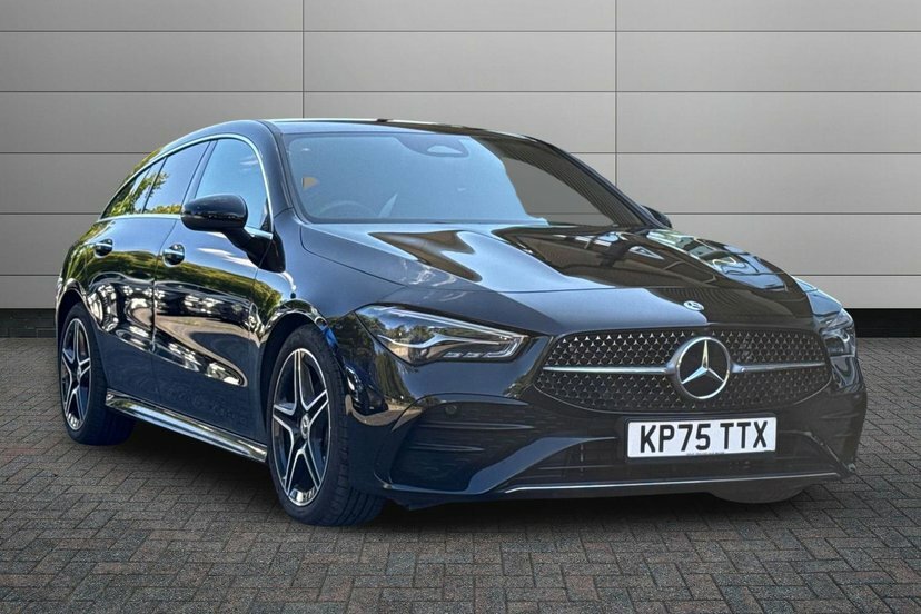 Mercedes-Benz CLA Class 1.3 Cla180h Mhev Amg Line Executive Shooting Bra Black