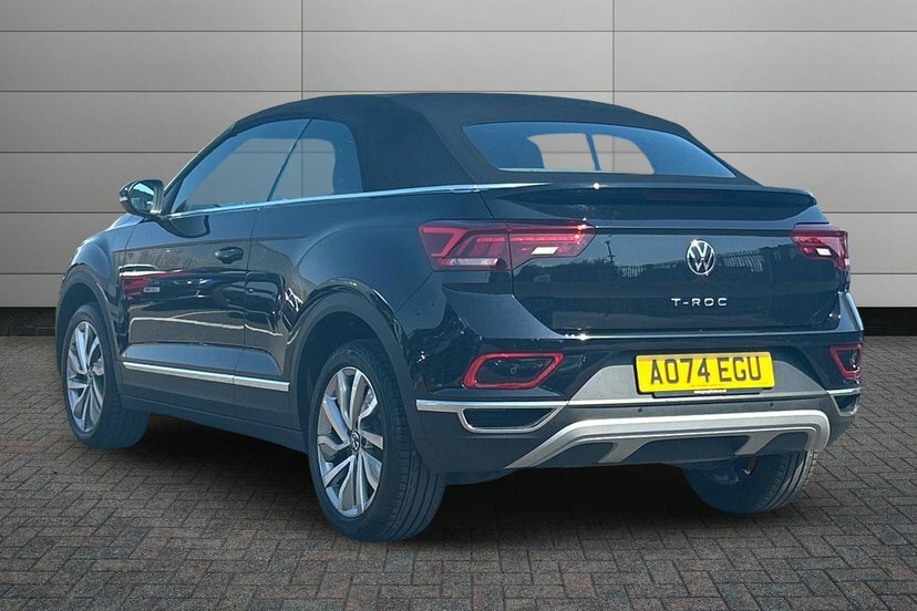 Volkswagen T-Roc 1.5 Tsi Style Convertible Dsg 2Wd 150 AO74EGU Black #3