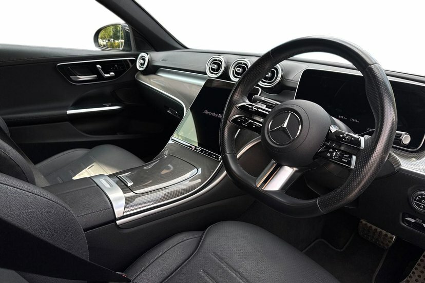 Mercedes-Benz C Class 1.5 C200h Mhev Amg Line Saloon Hybrid G Black #5