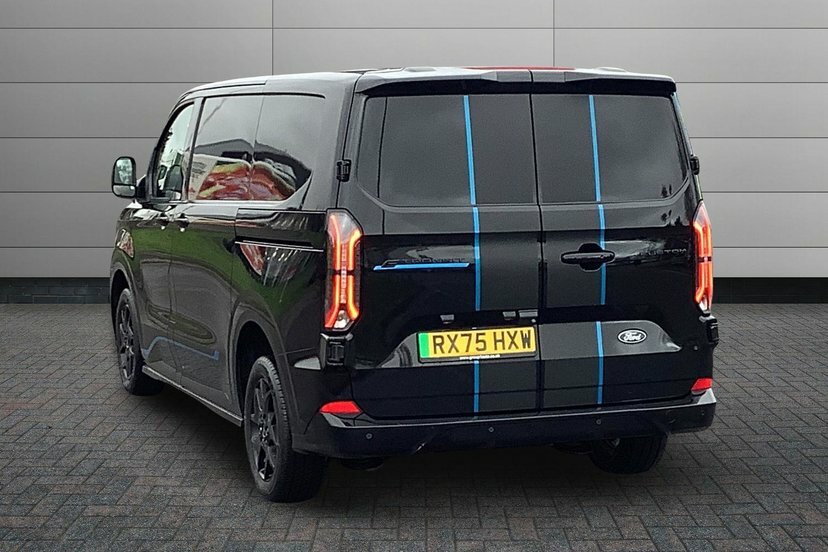 Ford Transit Custom 320 65Kwh Sport Panel Van L1 H1 RX75HXW Black #3