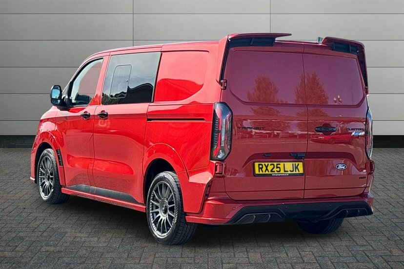 Ford Transit Custom 2.0 320 Ecoblue Ms-rt Crew Van Double Cab Dies RX25LJK Red #3