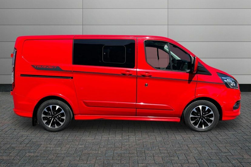Ford Transit Custom 2.0 310 Ecoblue Sport Crew Van Double Cab 6Dr Dies Red #5