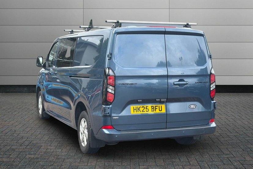 Ford Transit Custom 2.5 320 Duratec 11.8Kwh Limited Crew Van Petro HK25BFU Blue #3