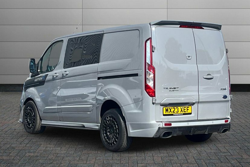 Ford Transit Custom 2.0 320 Ecoblue Limited Crew Van Double Cab Di MX23XEF Grey #3
