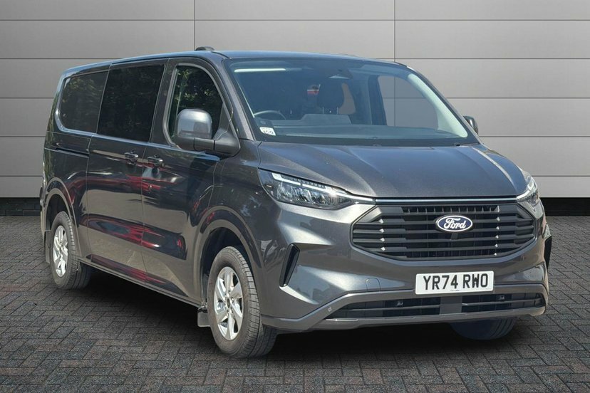 Ford Transit Custom 2.0 320 Ecoblue Limited Crew Van Double Cab Di Grey