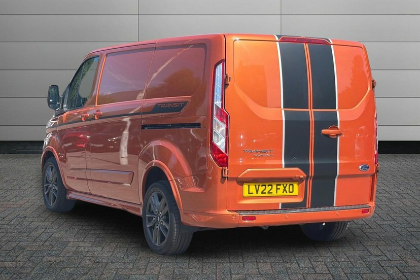 Ford Transit Custom 2.0 290 Ecoblue Sport Panel Van LV22FXO Orange #3