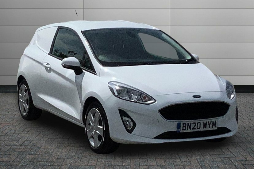 Ford Fiesta 1.5 Tdci Car Derived Van 85 Ps White