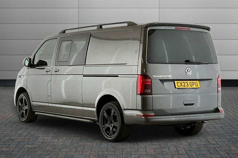 Volkswagen Transporter 2.0 Tdi T32 Highline Kombi Double Cab M CX23OPU Grey #3