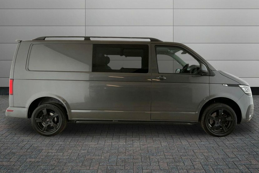 Volkswagen Transporter 2.0 Tdi T32 Highline Kombi Double Cab M CX23OPU Grey #4