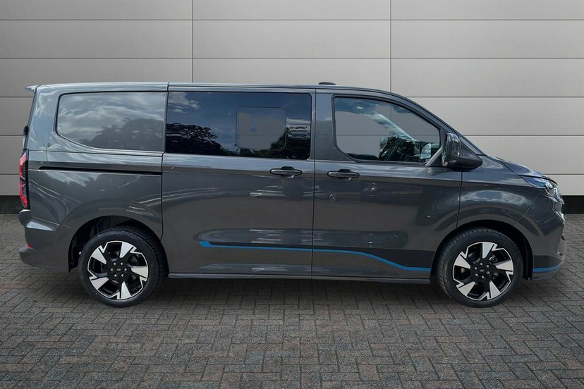 Ford Transit Custom 2.0 320 Ecoblue Sport Crew Van Double Cab Dies YR75XVK Grey #5
