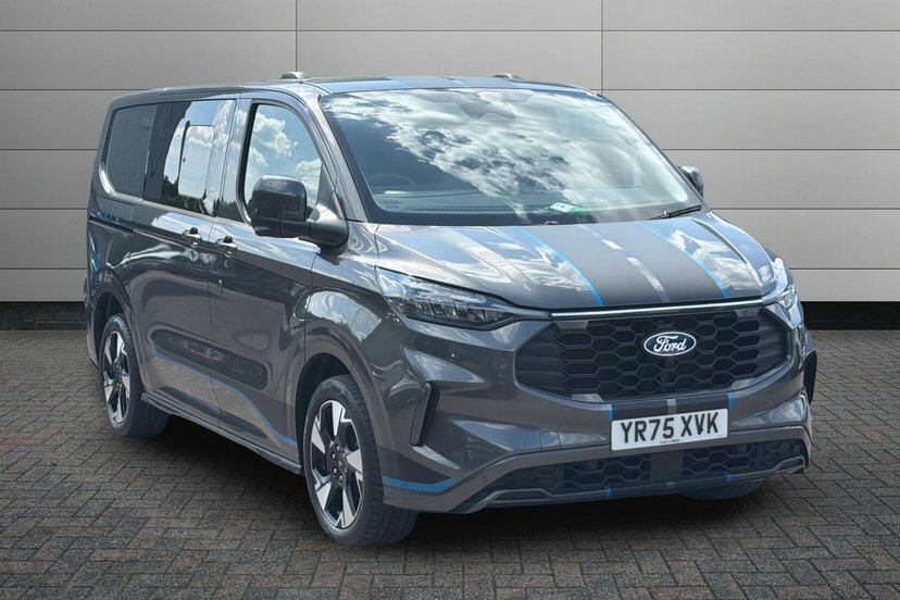 Ford Transit Custom 2.0 320 Ecoblue Sport Crew Van Double Cab Dies Grey