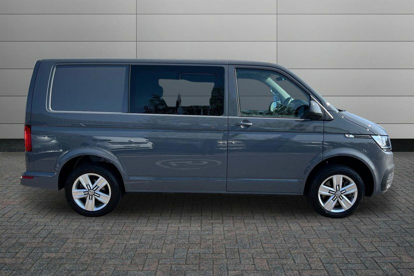 Volkswagen Transporter 2.0 Tdi T32 Highline Kombi Double Cab M Grey #4