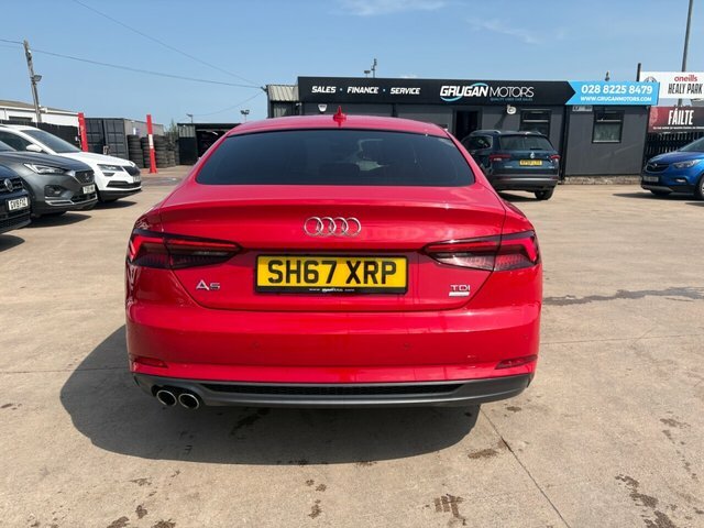 Audi A5 Tdi Ultra S Line Red #4