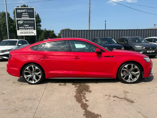 Audi A5 Tdi Ultra S Line Red #2