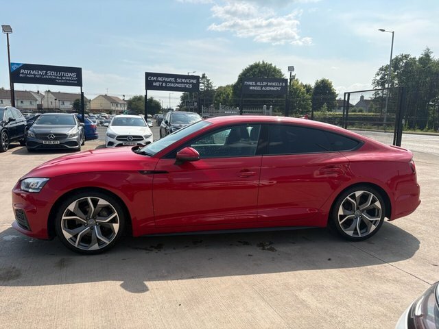 Audi A5 Tdi Ultra S Line Red #6