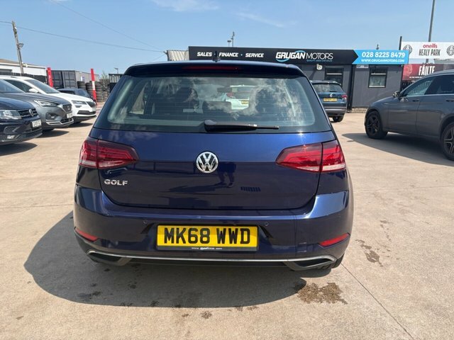 Volkswagen Golf Tdi Se Nav Hatchback MK68WWD Blue #4