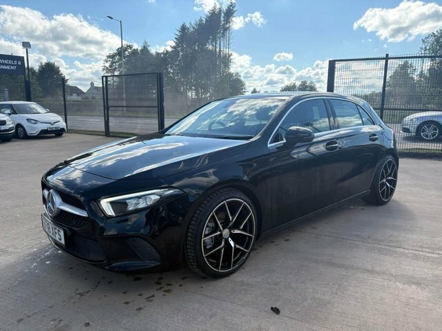 Mercedes-Benz A Class A180d Sport Hatchback EF18XFS Black #2