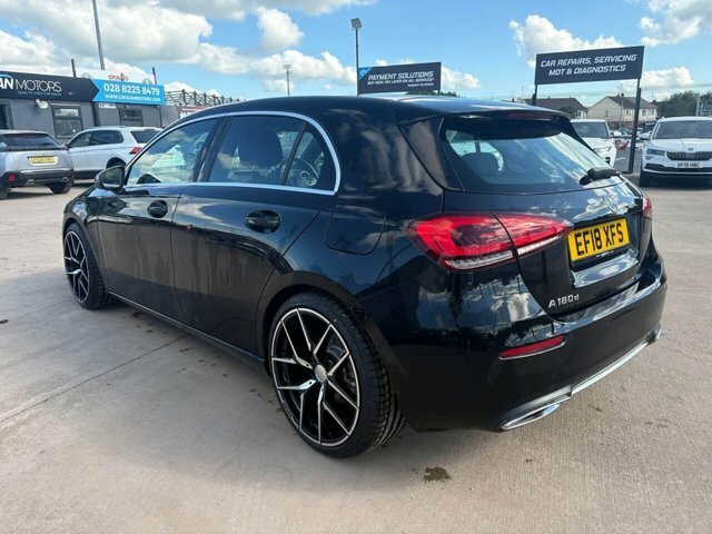 Mercedes-Benz A Class A180d Sport Hatchback EF18XFS Black #4