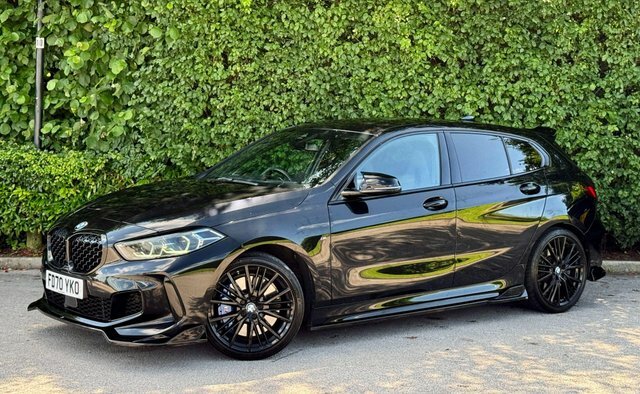 BMW 1 Series Hatchback FD70YKO Black #2