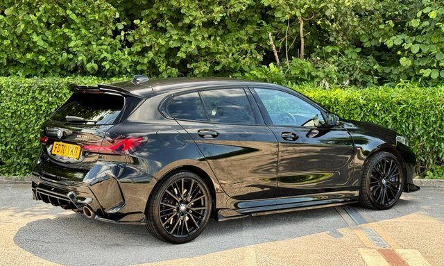 BMW 1 Series Hatchback FD70YKO Black #4